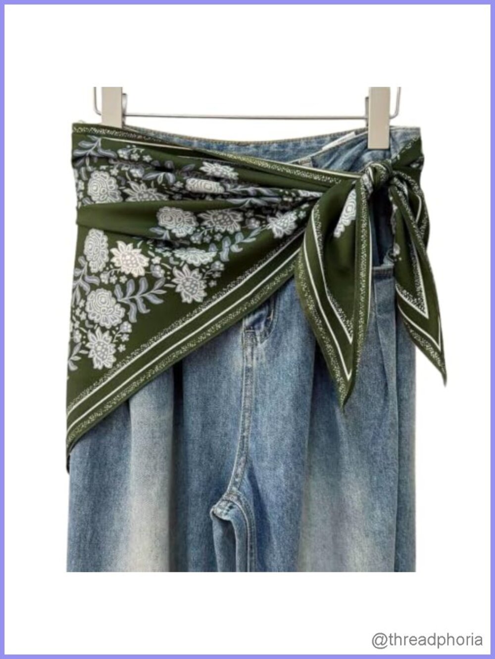 Satin Skinny Scarf Belt 2-in-1 Waist Sash Neck Scarf Hair Wrap